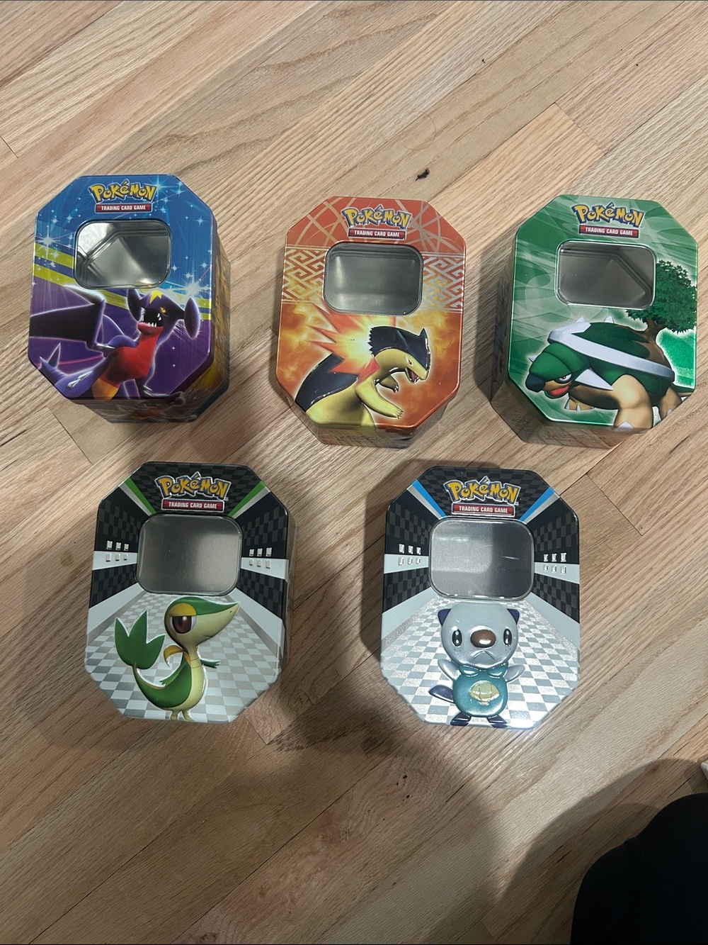 Pokemon card tins- empty